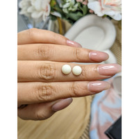 3.53&nbsp;Ct.Tw.Total Carat Weight Salmon and White Cabochon Coral Pair from Italy Life Style