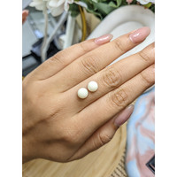 3.53&nbsp;Ct.Tw.Total Carat Weight Salmon and White Cabochon Coral Pair from Italy Life Style