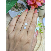 0.86&nbsp;Ct.Tw.Total Carat Weight Multi Color Cabochon Opal Pair from Brazil Life Style