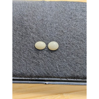 3.38 Ct.Tw.Total Carat Weight Salmon and White Cabochon Coral Pair from Italy Life Style