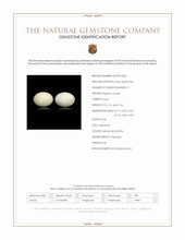 2.37&nbsp;Ct.Tw.Total Carat Weight Salmon and White Cabochon Coral Pair from Italy Scan Report