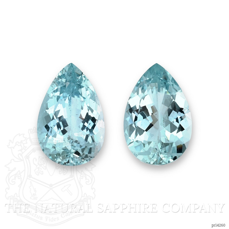 10.23 Ct.Tw. Blue Aquamarine Pair from Brazil