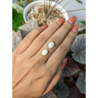 4.75&nbsp;Ct.Tw.Total Carat Weight Salmon and White Cabochon Coral Pair from Italy Life Style