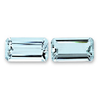 23.74 Ct.Tw.Total Carat Weight Blue Aquamarine Pair from Brazil Video