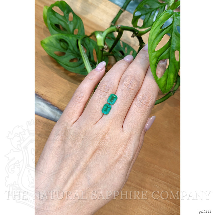 2.43 Ct.Tw. Emerald Pair from Brazil