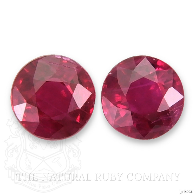 0.82 Ct.Tw. Ruby Pair from Mozambique
