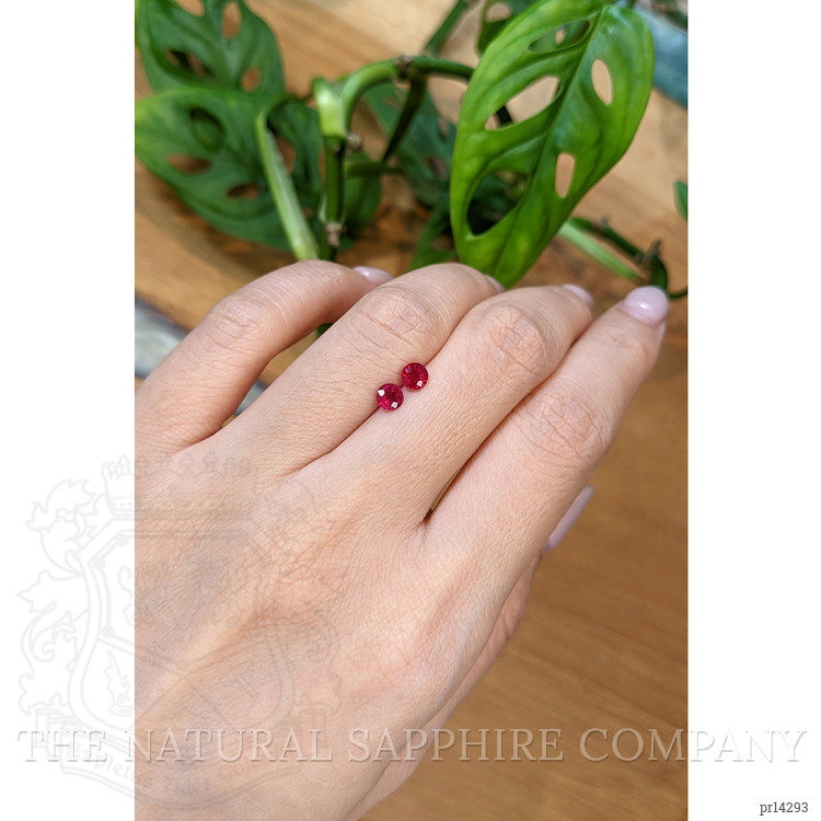0.82 Ct.Tw. Ruby Pair from Mozambique
