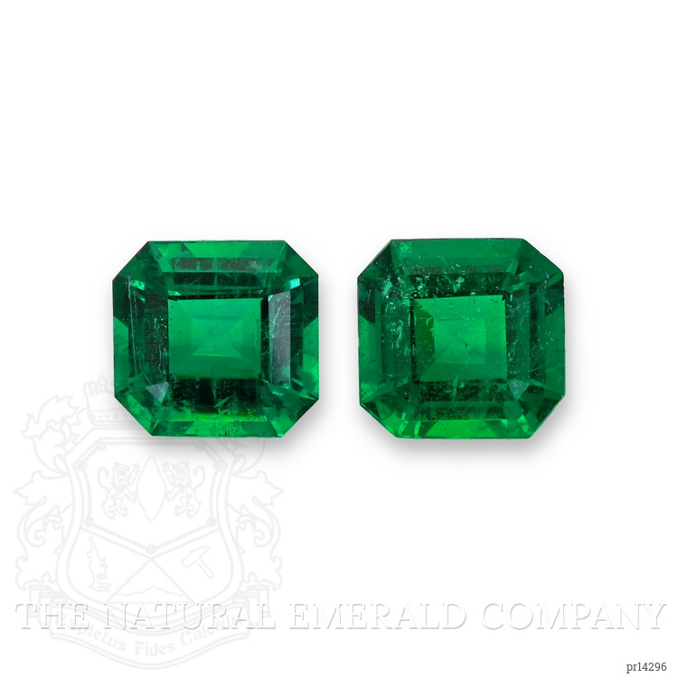 3.89 Ct.Tw. Emerald Pair from Zambia