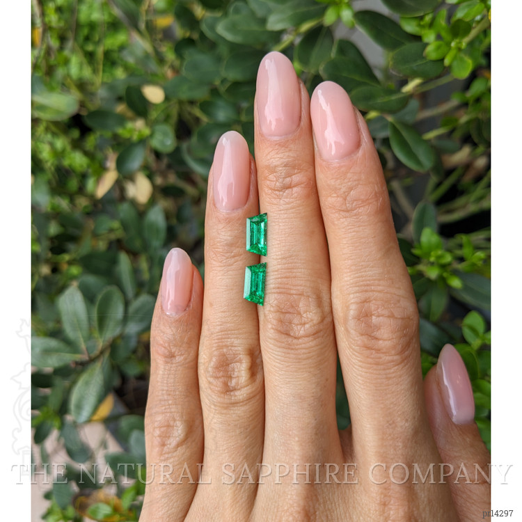 1.89 Ct.Tw. Emerald Pair from Colombia