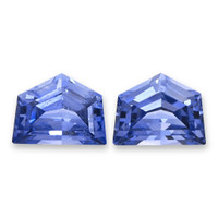 2.35&nbsp;Ct.Tw.Total Carat Weight Blue Sapphire Pair from Ceylon (Sri Lanka) Video