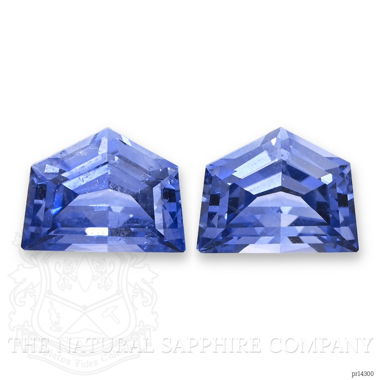 2.35 Ct.Tw. Blue Sapphire Pair from Ceylon (Sri Lanka)