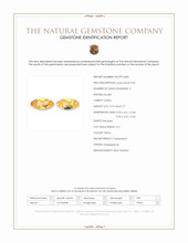 1.51 Ct.Tw.Total Carat Weight Yellow Citrine Pair from Madagascar Scan Report