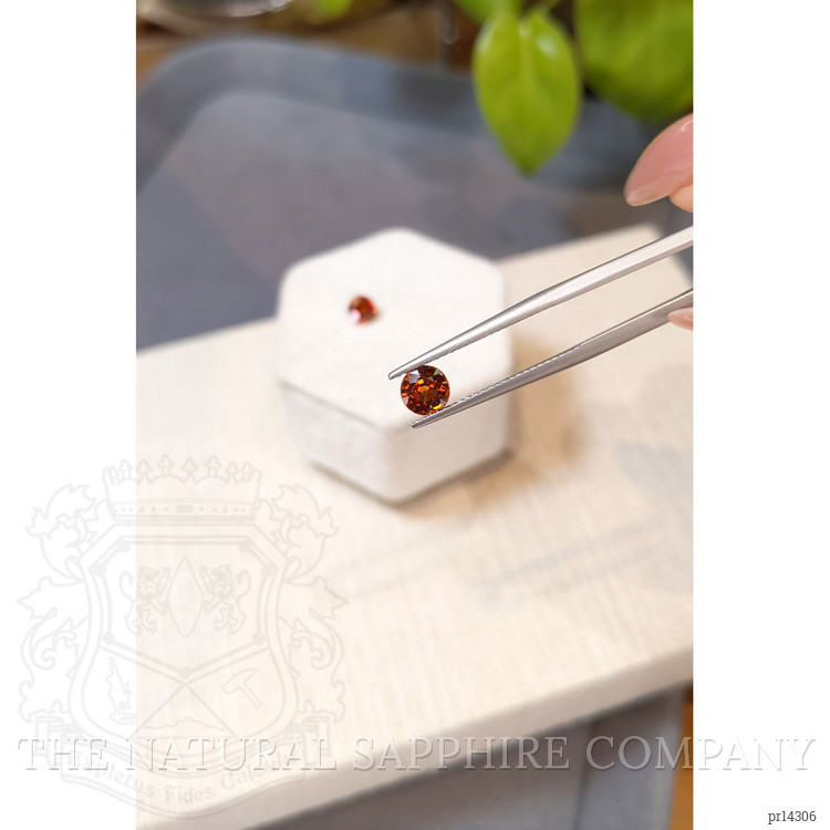 2.15 Ct.Tw. Orange Sapphire Pair from Ceylon (Sri Lanka)