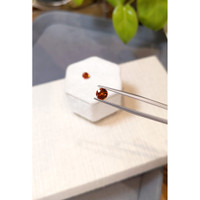 2.15&nbsp;Ct.Tw.Total Carat Weight Orange Sapphire Pair from Ceylon (Sri Lanka) Life Style