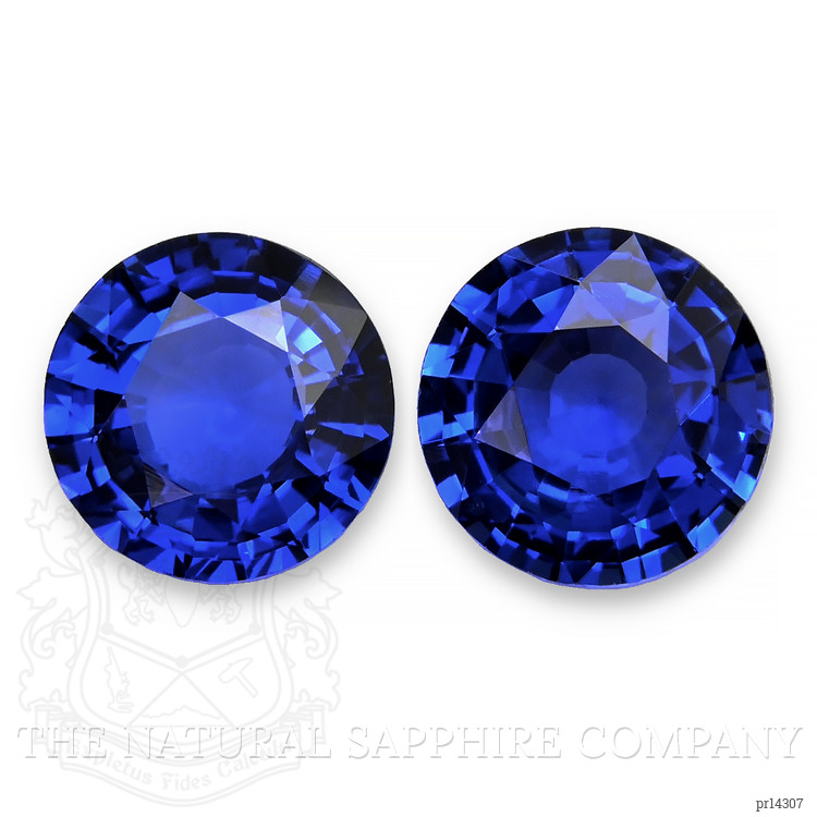 1.99 Ct.Tw. Blue Sapphire Pair from Ceylon (Sri Lanka)