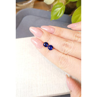 2.08&nbsp;Ct.Tw.Total Carat Weight Blue Sapphire Pair from Ceylon (Sri Lanka) Life Style