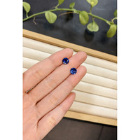 2.91&nbsp;Ct.Tw.Total Carat Weight Blue Sapphire Pair from Ceylon (Sri Lanka) Life Style