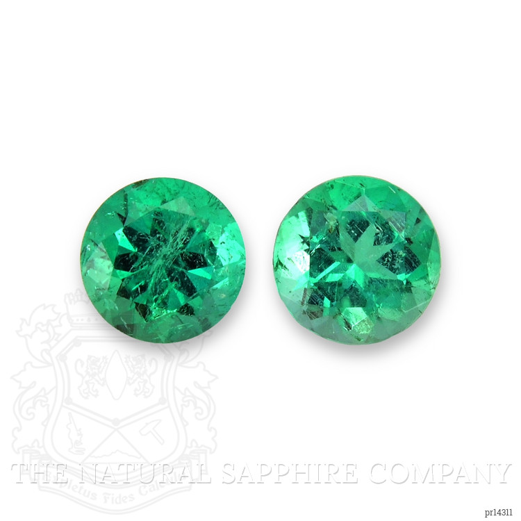 0.71 Ct.Tw. Emerald Pair from Afghanistan