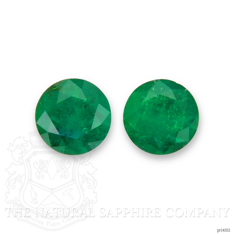 0.56 Ct.Tw. Emerald Pair from Afghanistan