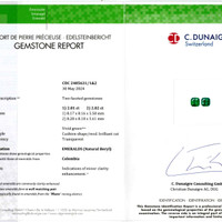 4.03&nbsp;Ct.Tw.Total Carat Weight Emerald Pair from Colombia - Muzo Scan Report