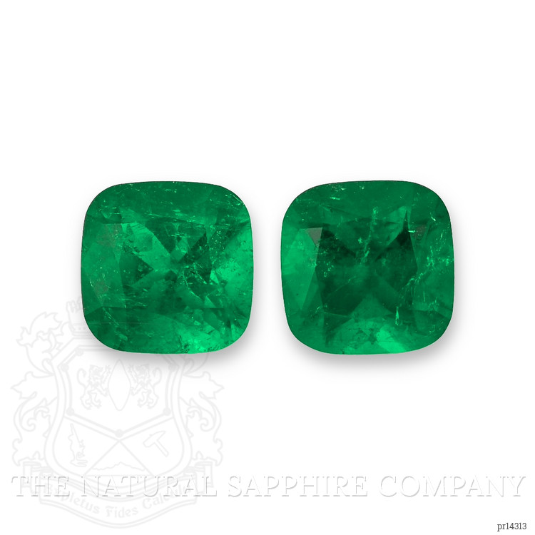 4.03 Ct.Tw. Emerald Pair from Colombia - Muzo