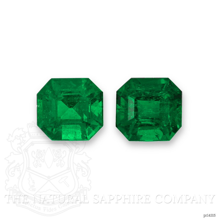 7.47 Ct.Tw. Emerald Pair from Zambia