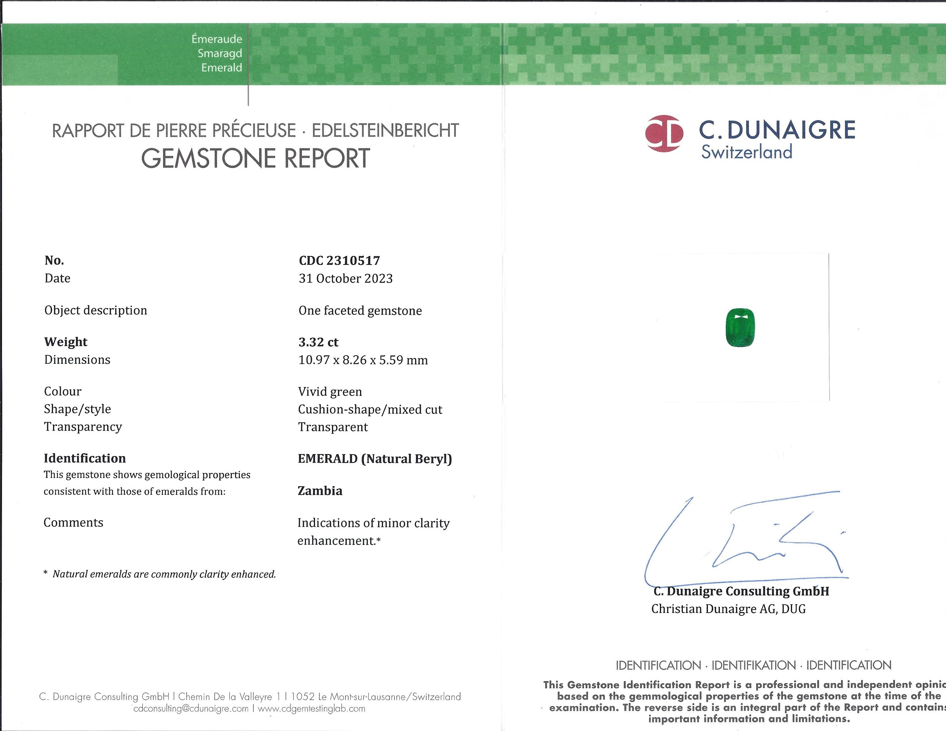 7.16 Ct.Tw. Emerald Pair from Zambia