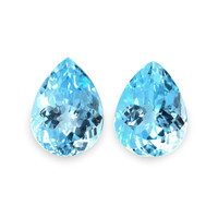 73.54 Ct.Tw.Total Carat Weight Blue Topaz Pair from Brazil Video
