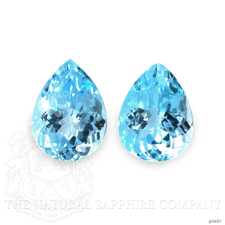 73.54 Ct.Tw. Blue Topaz Pair from Brazil