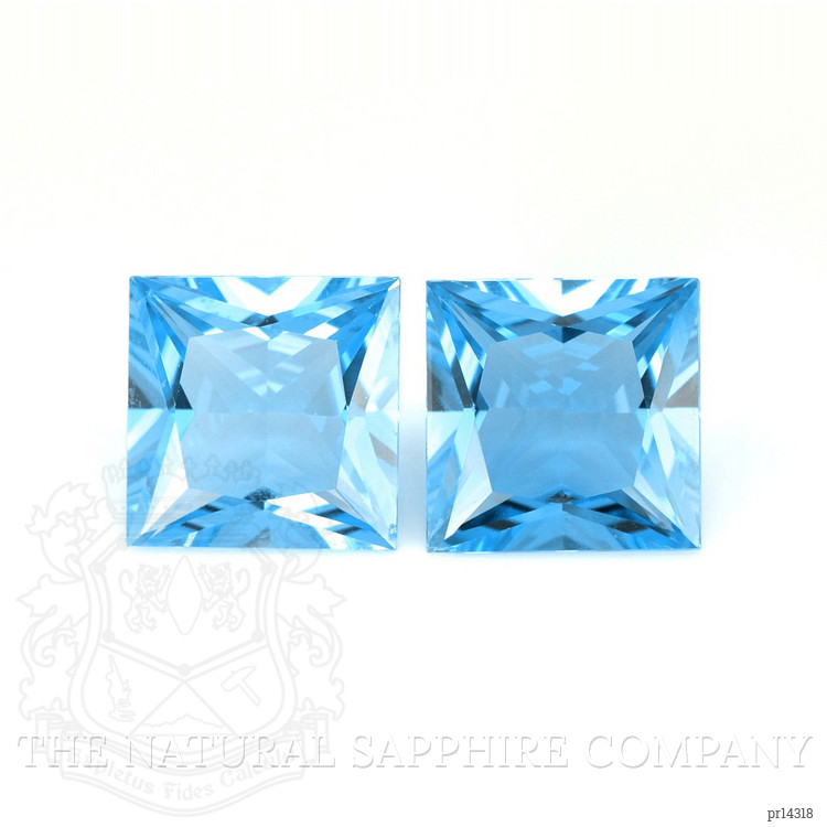 22.54 Ct.Tw. Blue Topaz Pair from Brazil