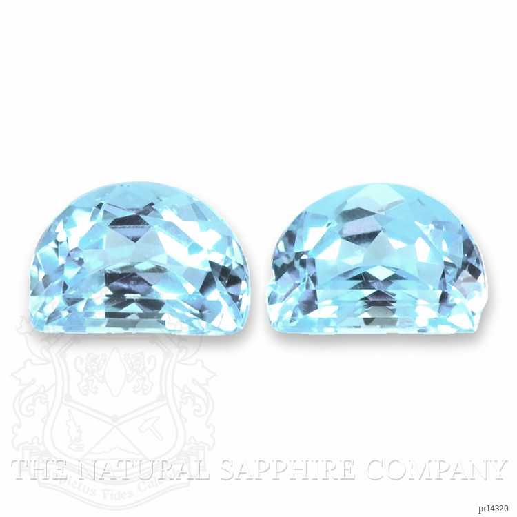 2.71 Ct.Tw. Swiss Blue Topaz Pair from Brazil