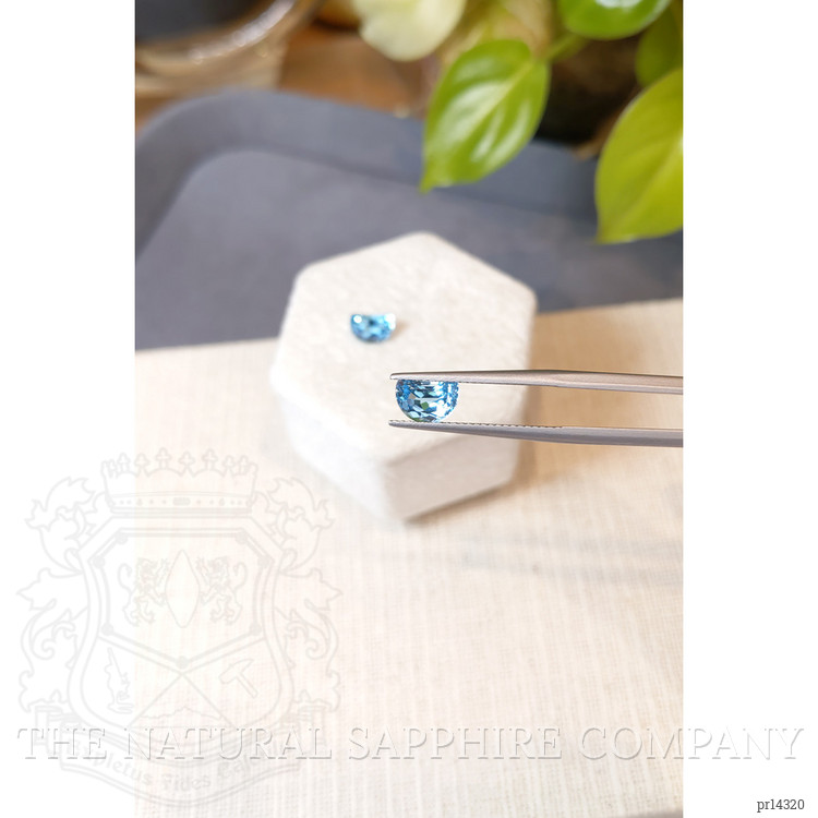 2.71 Ct.Tw. Swiss Blue Topaz Pair from Brazil