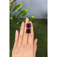 26.30 Ct.Tw.Total Carat Weight Purple Amethyst Pair from Brazil Life Style