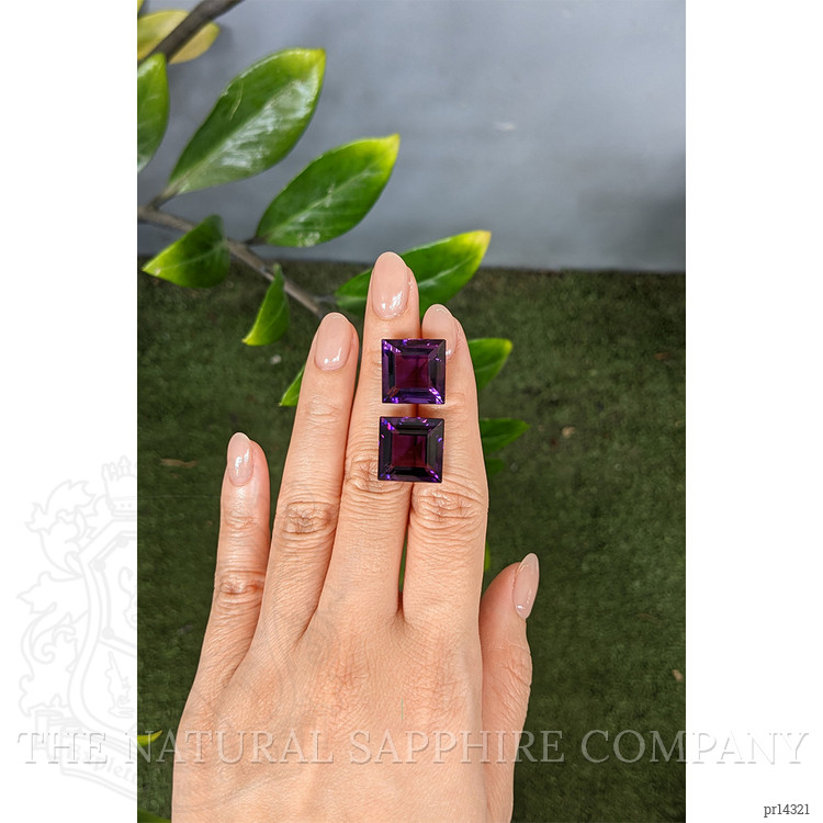 26.30 Ct.Tw. Purple Amethyst Pair from Brazil