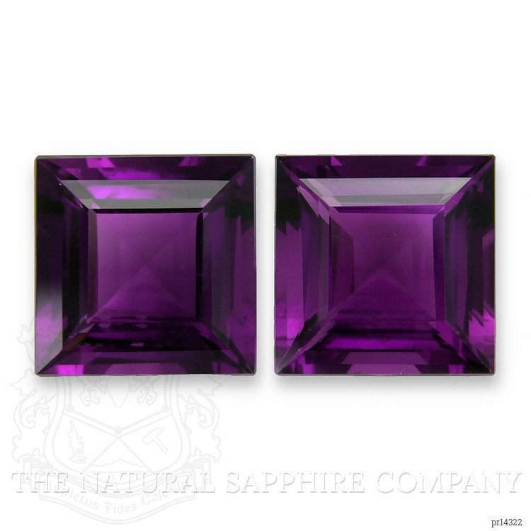 21.47 Ct.Tw. Purple Amethyst Pair from Brazil