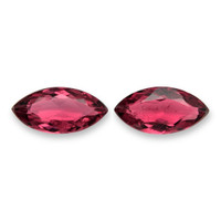2.27&nbsp;Ct.Tw.Total Carat Weight Reddish Pink Rubellite Tourmaline Pair from Mozambique Video