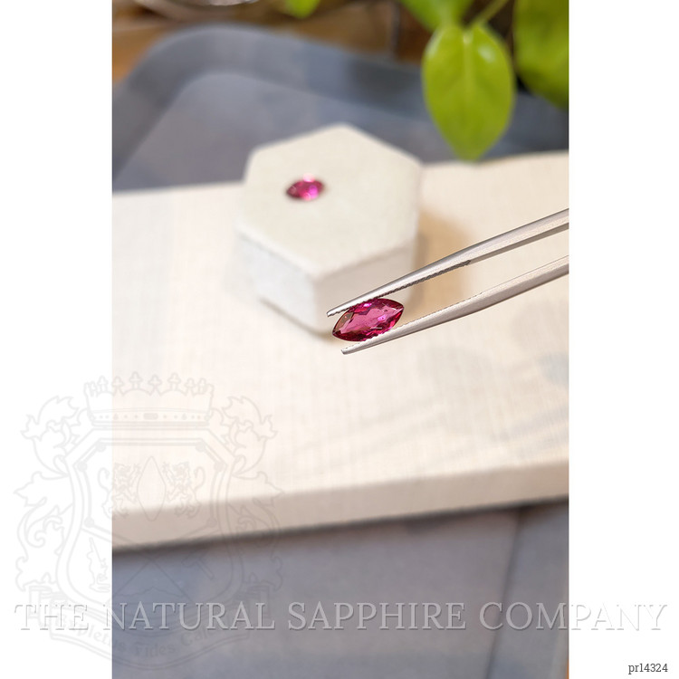 2.27 Ct.Tw. Reddish Pink Rubellite Tourmaline Pair from Mozambique