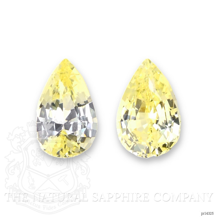 3.68 Ct.Tw. Yellow Sapphire Pair from Ceylon (Sri Lanka)