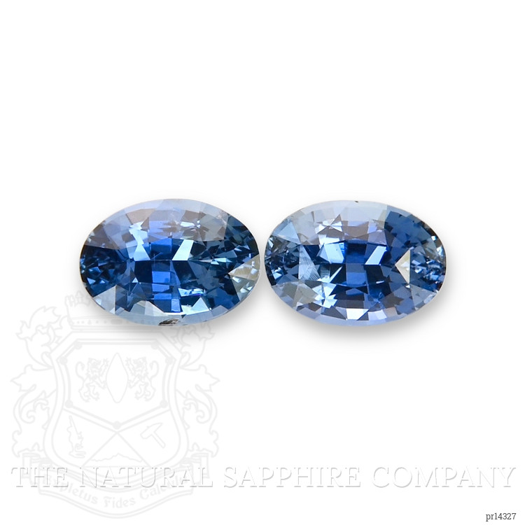 3.11 Ct.Tw. Blue Sapphire Pair from Africa