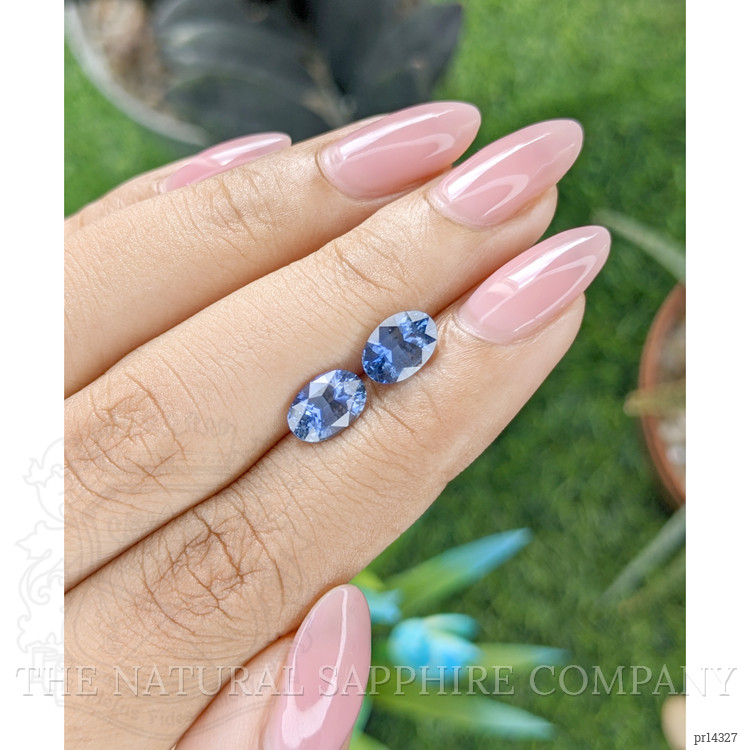 3.11 Ct.Tw. Blue Sapphire Pair from Africa