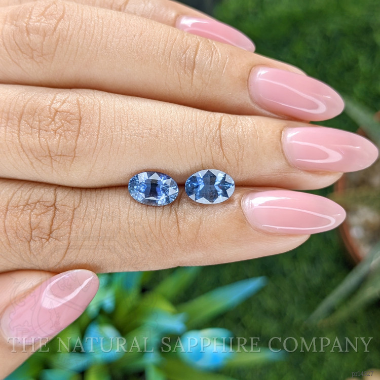 3.11 Ct.Tw. Blue Sapphire Pair from Africa
