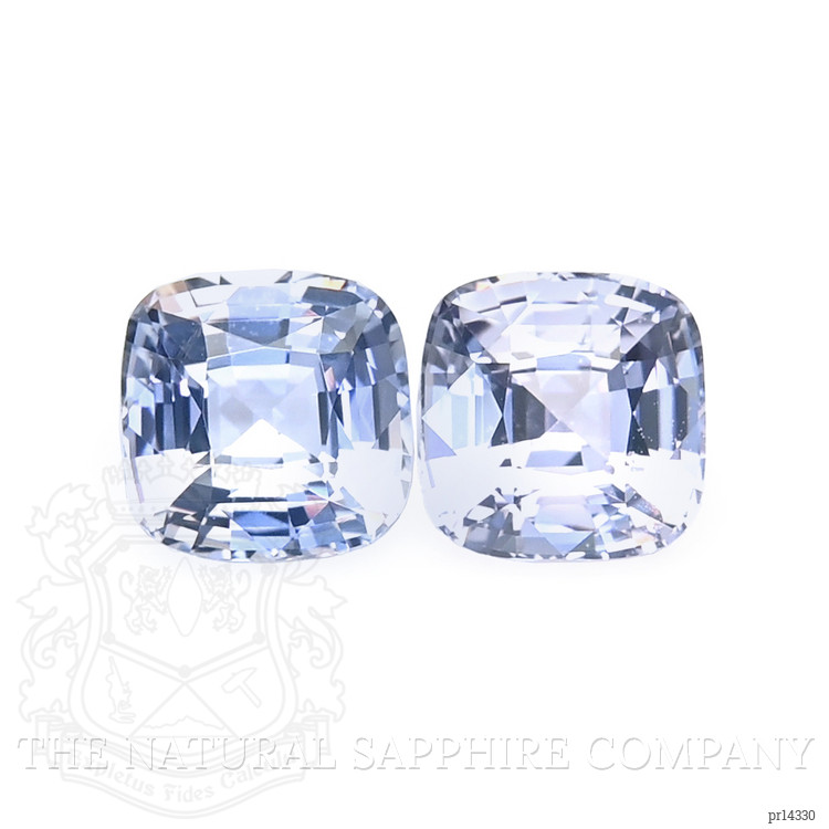 2.61 Ct.Tw. Purplish Blue Sapphire Pair from Ceylon (Sri Lanka)
