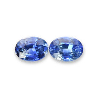 2.04&nbsp;Ct.Tw.Total Carat Weight Blue Sapphire Pair from Ceylon (Sri Lanka) Video