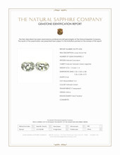 2.24 Ct.Tw.Total Carat Weight Yellowish Green Sapphire Pair from Africa Scan Report