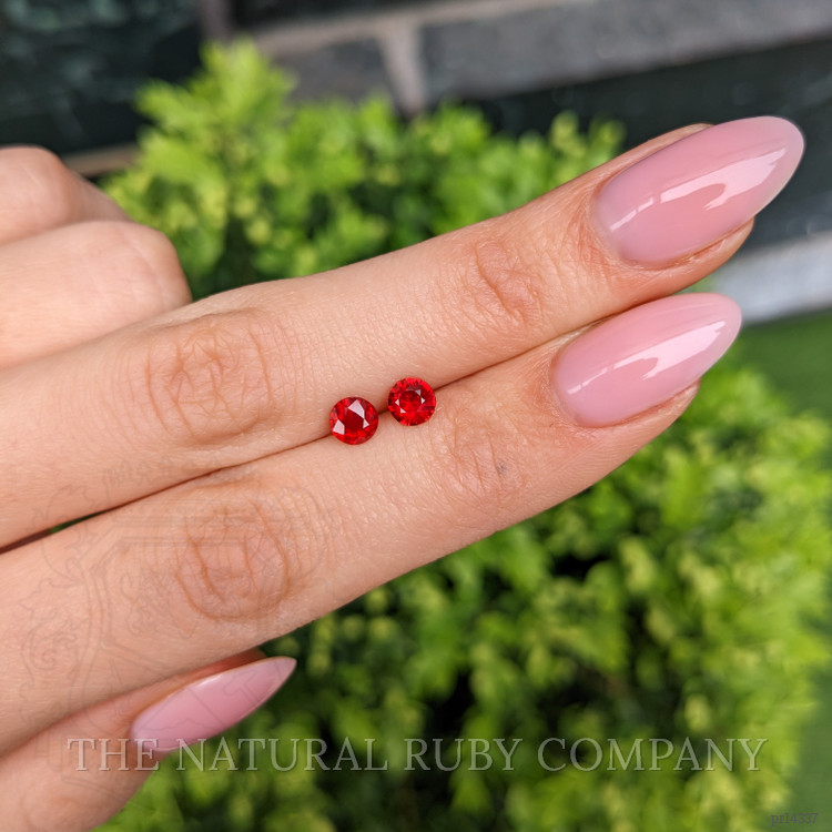 1.12 Ct.Tw. Ruby Pair from Tanzania