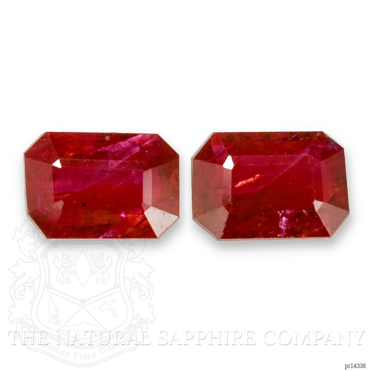 2.12 Ct.Tw. Ruby Pair from Mozambique