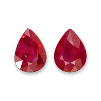 2.56&nbsp;Ct.Tw.Total Carat Weight Ruby Pair from Burma (Myanmar) Video