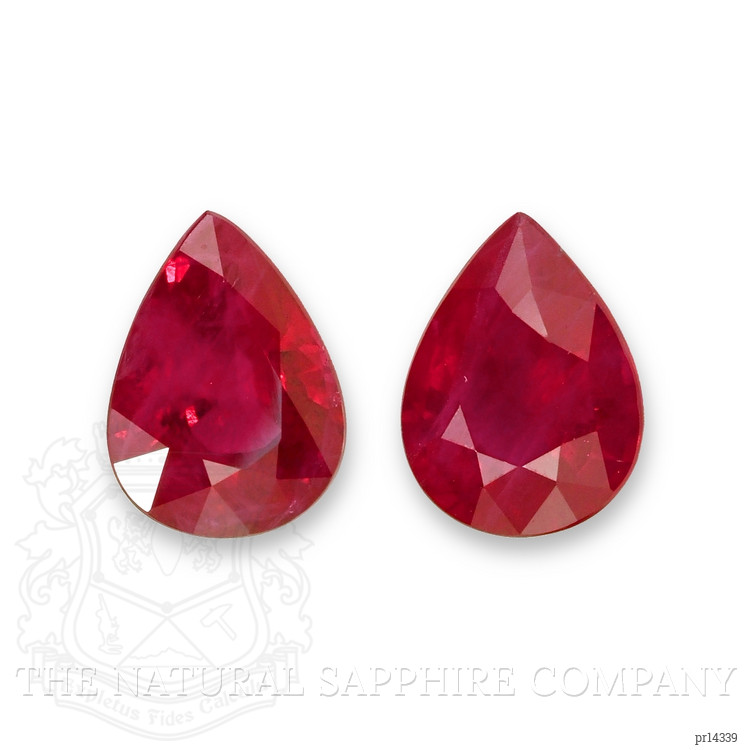 2.56 Ct.Tw. Ruby Pair from Burma (Myanmar)