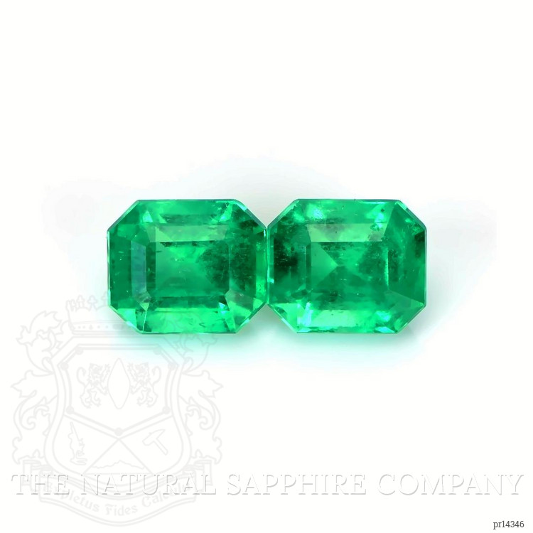5.66 Ct.Tw. Emerald Pair from Colombia