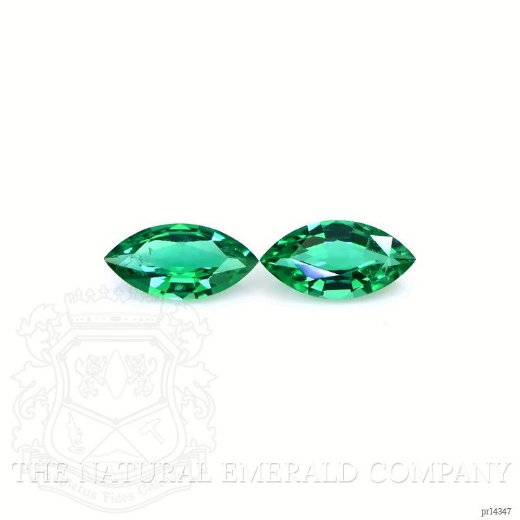 1.18 Ct.Tw. Emerald Pair from Zambia